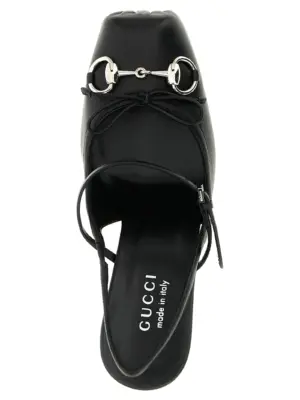 'Gucci' slingbacks 100% lamb leather GUCCI Black