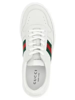 Oversize sole sneakers 100% calfskin leather (Bos Taurus) GUCCI White