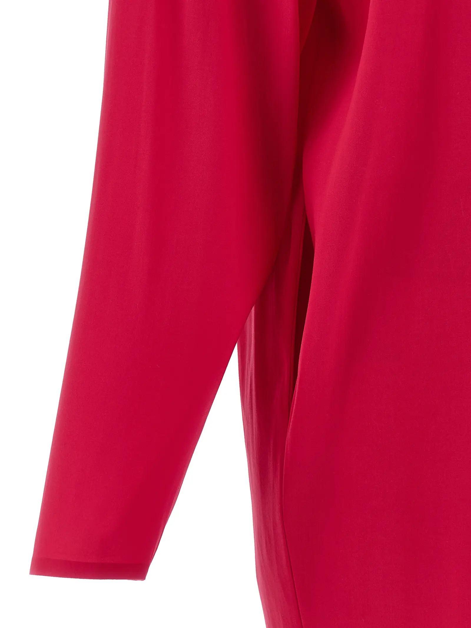 Сукня із структурними плечима Structured shoulder Saint Laurent Фуксія 4 Structured shoulder dress 71% silk 20% polyamide 9% elastane SAINT LAURENT Fuchsia