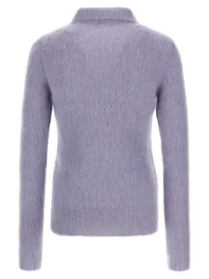 'Polo' cardigan 849729XKE7O4139 GUCCI Purple