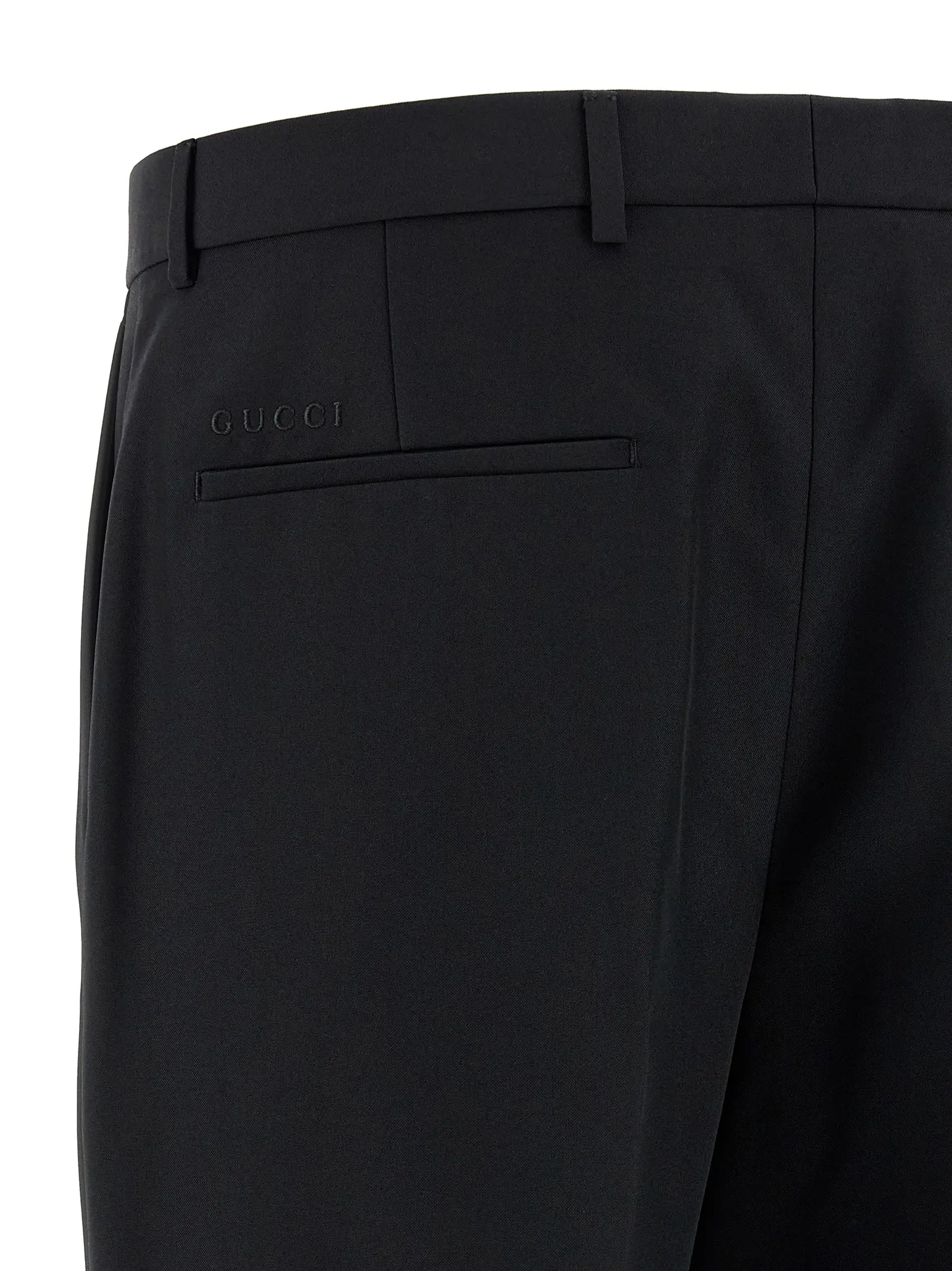 Брюки Tailored Gucci Чорні 4 Tailored trousers 100% polyester GUCCI Black