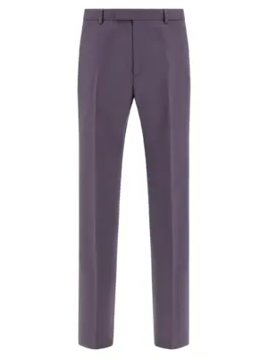 Tailored trousers GUCCI Purple