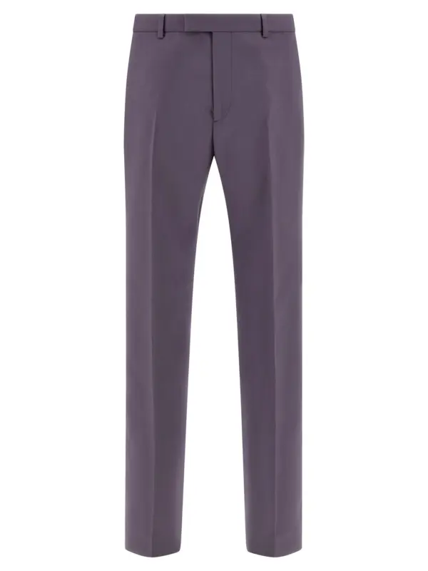 Tailored trousers GUCCI Purple
