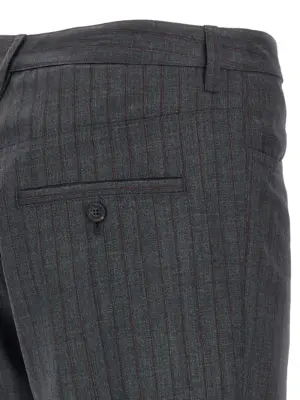 Pinstripe pants 100% virgin wool BALENCIAGA Gray