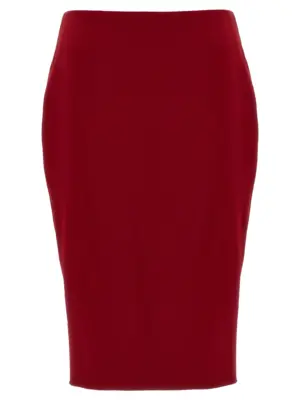 Pencil skirt SAINT LAURENT Red