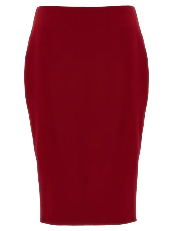 Pencil skirt SAINT LAURENT Red