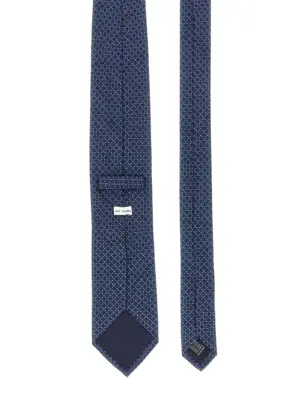 Patterned silk tie 9B300V10RT83606 PAL ZILERI Blue