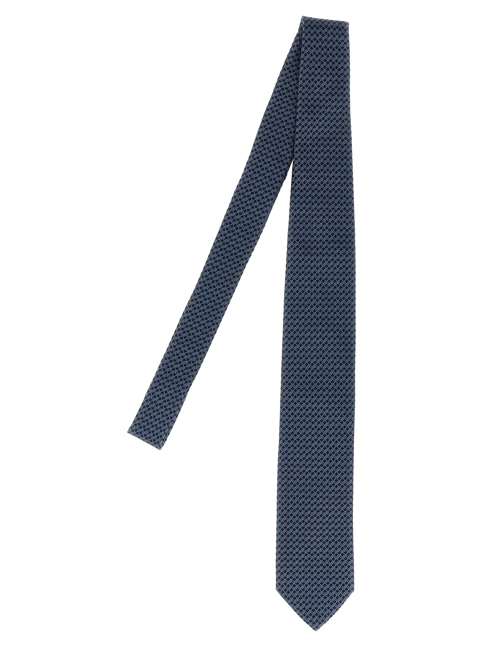 Краватка шовкова з візерунком Pal Zileri Синя 1 Patterned silk tie PAL ZILERI Blue