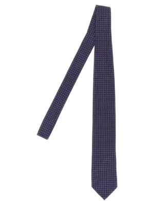 Patterned silk tie PAL ZILERI Purple