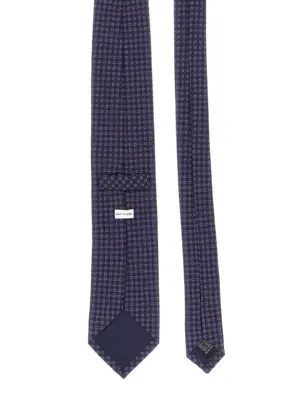 Patterned silk tie 9B300V10RT83876 PAL ZILERI Purple