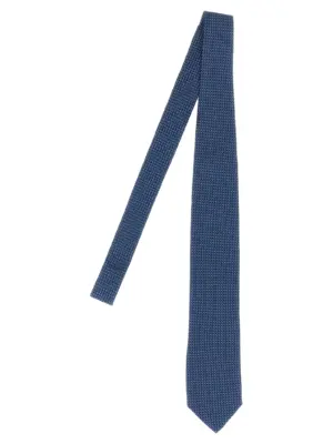 Patterned silk tie PAL ZILERI Blue