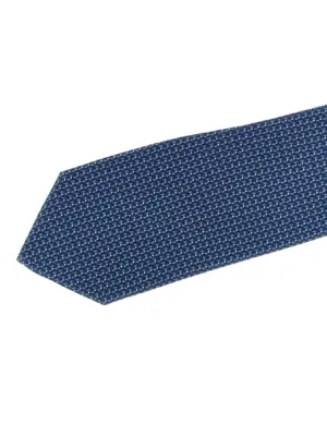 Patterned silk tie Man PAL ZILERI Blue