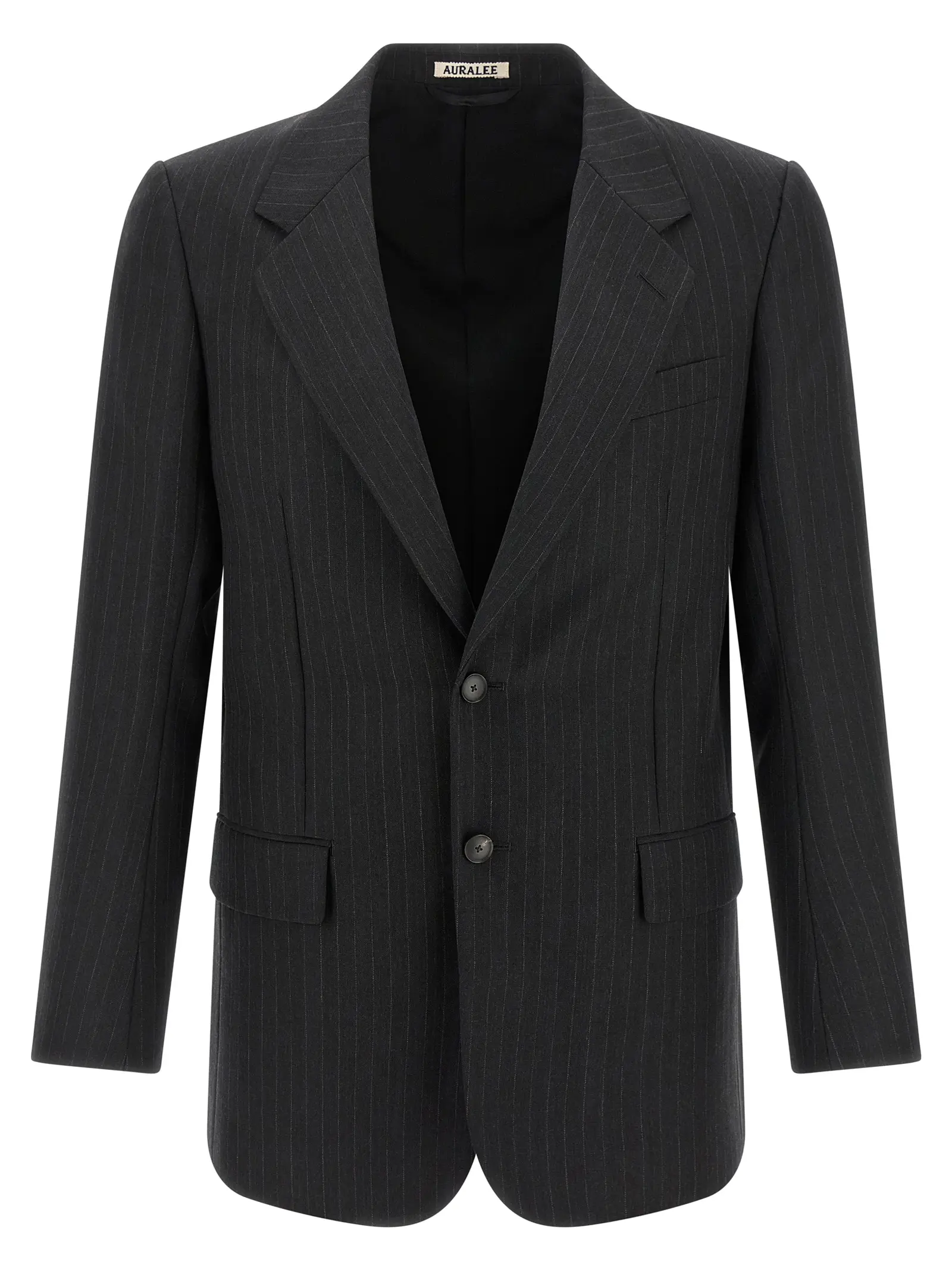 Піджак Pinstripe Auralee Сірий 1 Pinstripe blazer AURALEE Gray