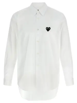 'Black Heart' shirt COMME DES GARÇONS PLAY White