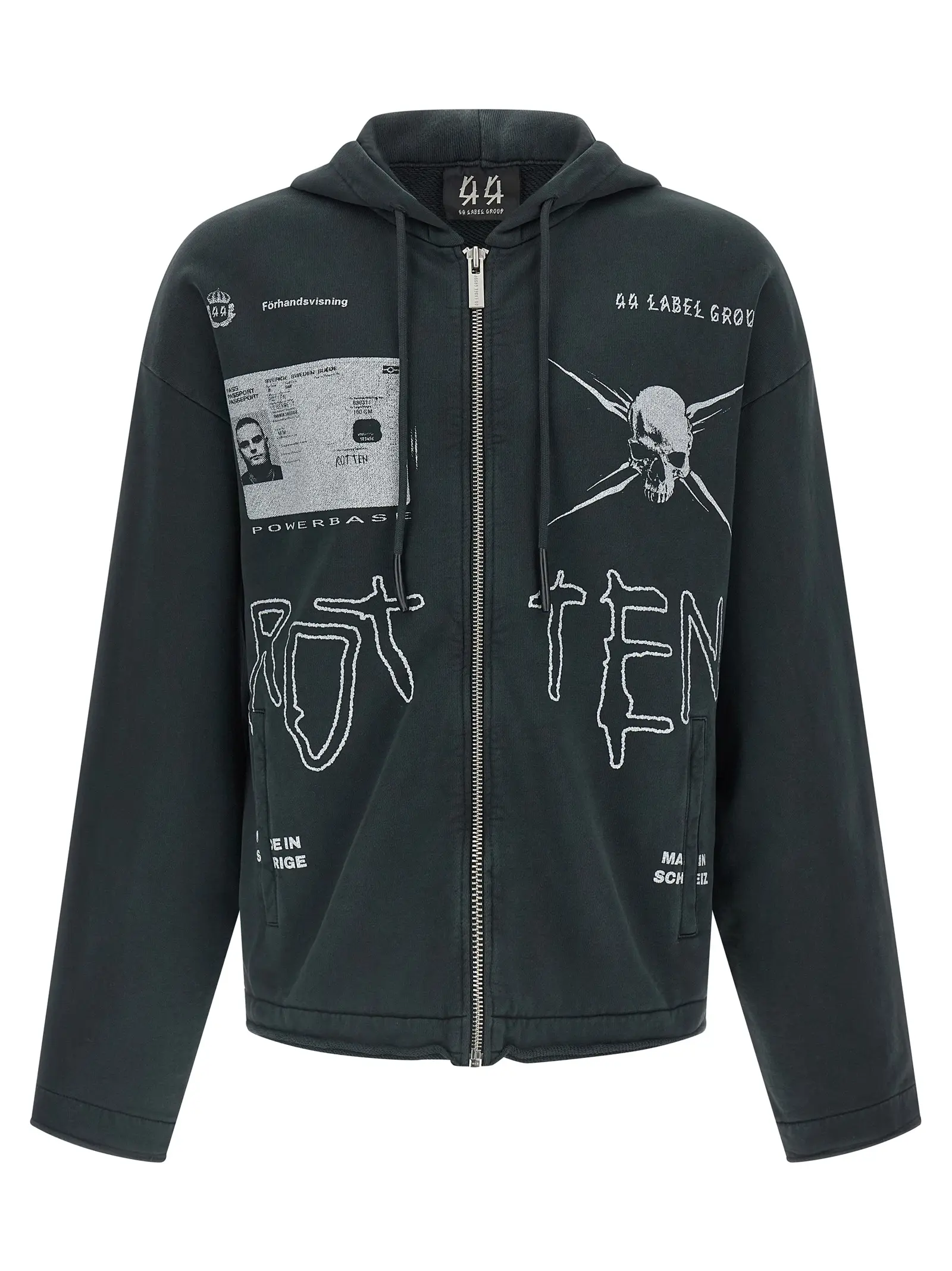 Худі Commission 44 Label Чорне 1 'Commission' hoodie 44 LABEL Black