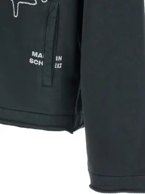 'Commission' hoodie 100% cotton 44 LABEL Black