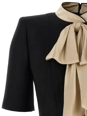 Valentino Garavani wool and silk dress Woman VALENTINO GARAVANI Black