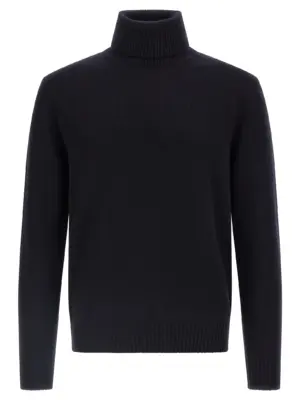 Wool turtleneck sweater BALLANTYNE Blue