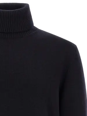 Wool turtleneck sweater Man BALLANTYNE Blue