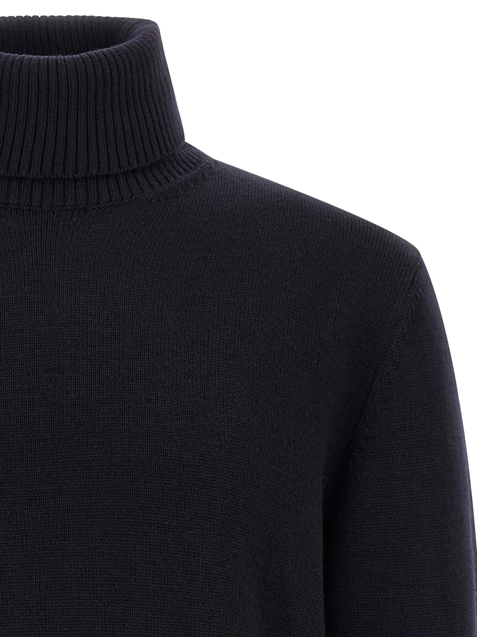 Светр вовняний з коміром Wool Turtleneck Ballantyne Синій 3 Wool turtleneck sweater Man BALLANTYNE Blue