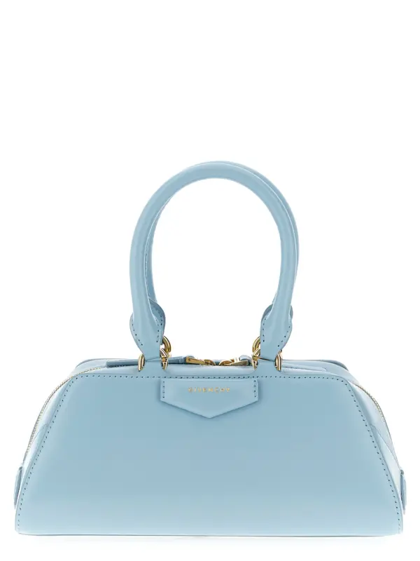 'Antigona East-West' mini handbag GIVENCHY Light Blue