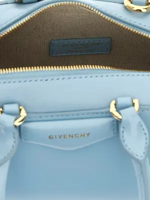 'Antigona East-West' mini handbag 100% calfskin leather (Bos Taurus) GIVENCHY Light Blue