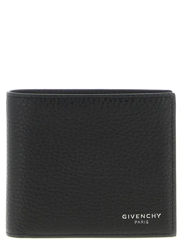 Leather grain wallet GIVENCHY Black