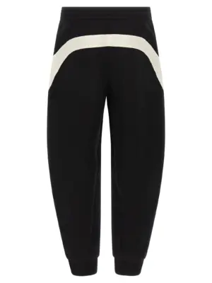 Satin insert joggers BM51N1319T001 GIVENCHY White/Black