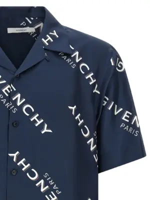 'GIVENCHY Shadow' shirt Man GIVENCHY Blue