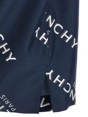 'GIVENCHY Shadow' shirt 100% silk GIVENCHY Blue
