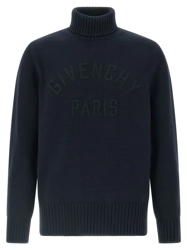 'GIVENCHY Paris' turtleneck sweater GIVENCHY Blue
