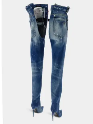 Bettter x Dsquared2 capsule boots Woman DSQUARED2 Blue