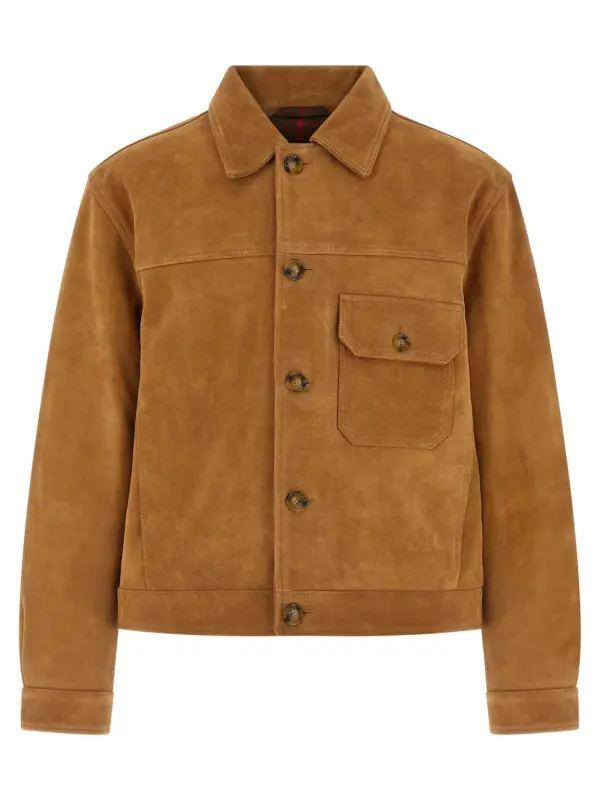 'Roughout' jacket BARACUTA Brown