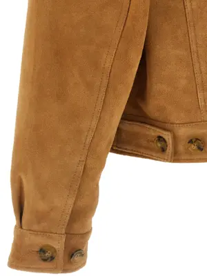 'Roughout' jacket 100% cow leather (Bos Taurus) BARACUTA Brown