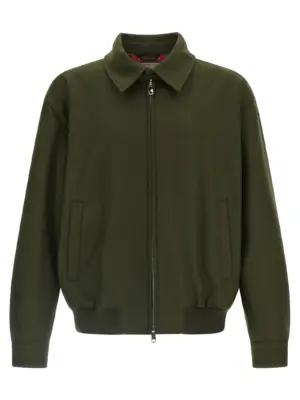 'Melton G18' jacket BARACUTA Green