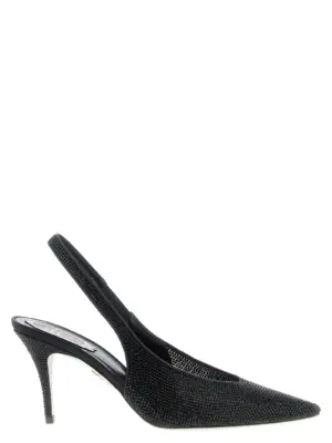 'Jinny' slingback RENÉ CAOVILLA Black