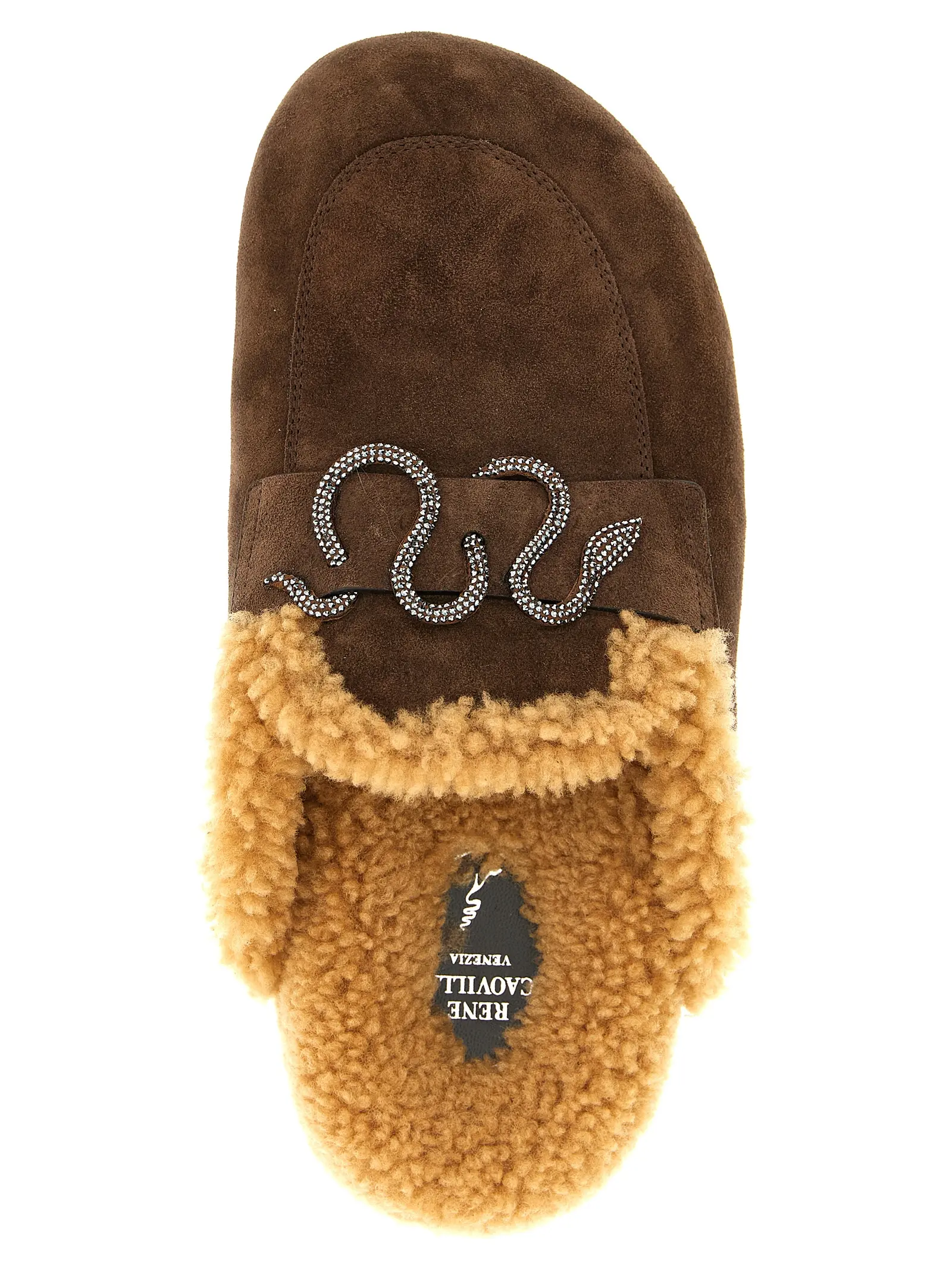 Сабо Morgana René Caovilla Коричневі 4 'Morgana' sabots 100% calfskin leather (Bos Taurus) RENÉ CAOVILLA Brown