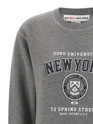 'NY' APC capsule sweatshirt for Marc Jacobs Woman A.P.C. Gray
