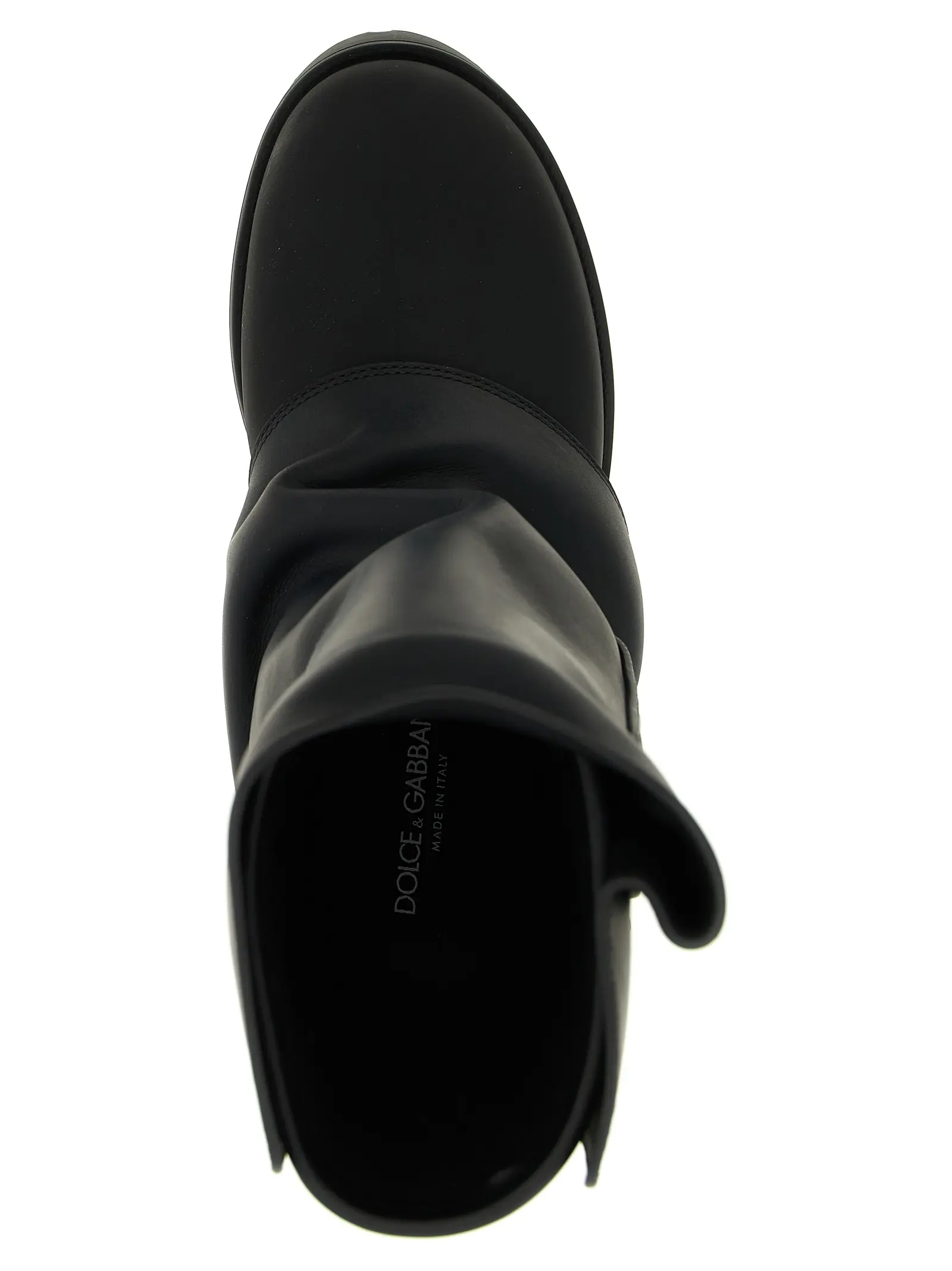 Черевики Bernini Dolce Gabbana Чорні 4 'Bernini' ankle boots 50% calf leather 50% tu DOLCE & GABBANA Black