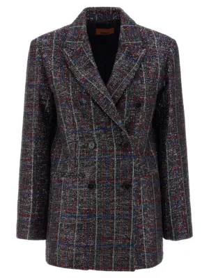 Sequin tartan blazer MISSONI Multicolor
