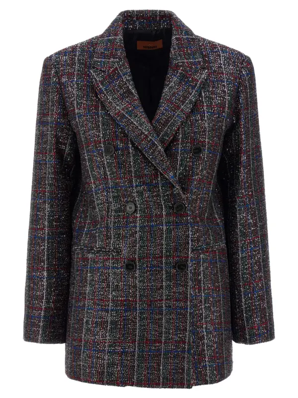 Sequin tartan blazer MISSONI Multicolor