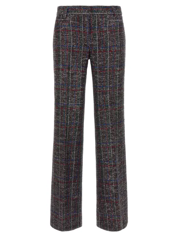 Sequin tartan pants MISSONI Multicolor