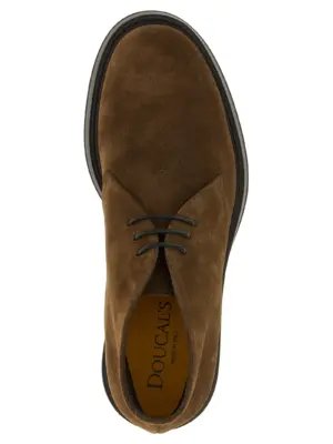 'Chukka' ankle boots 100% calfskin leather (Bos Taurus) DOUCAL'S Brown