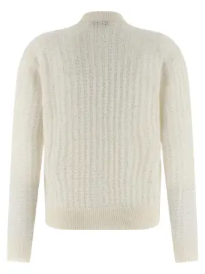 Tricot cardigan E99004F079217C03C PESERICO White