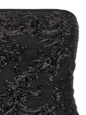 'Elodie' top Woman LE TWINS Black