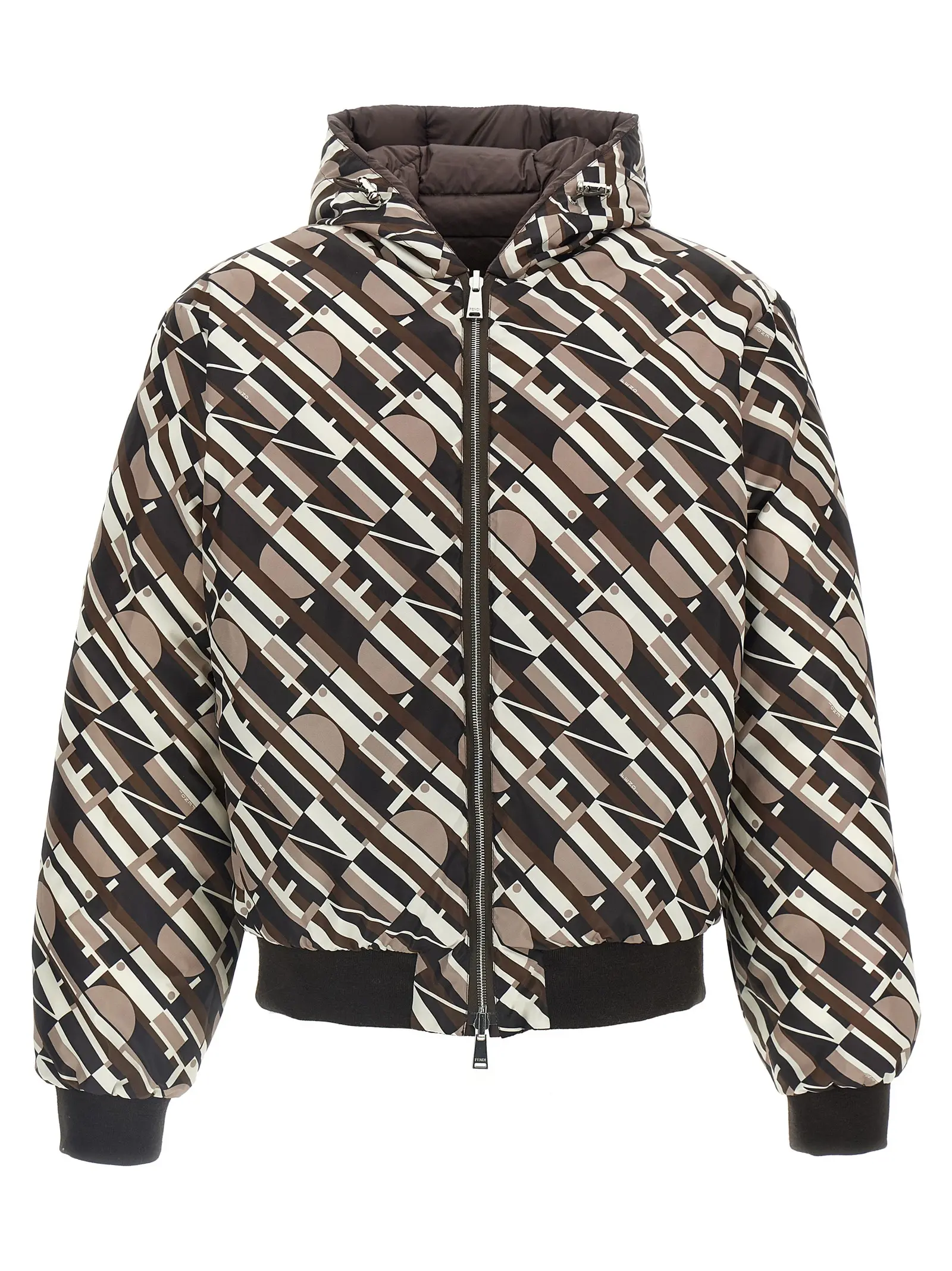 Куртка пухова Reversible Fendi Багатокольорова 2 Reversible down jacket FAA969AVIFF0DHP FENDI Multicolor