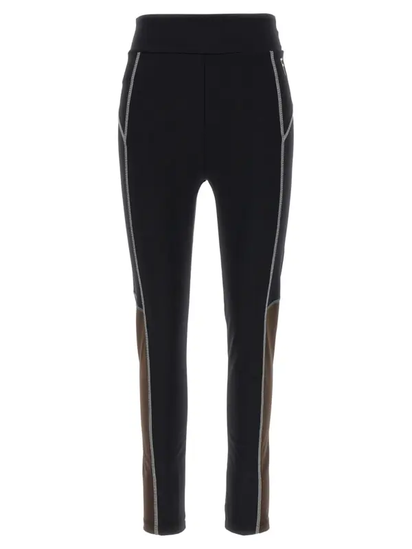 'Color Block' leggings FENDI Black