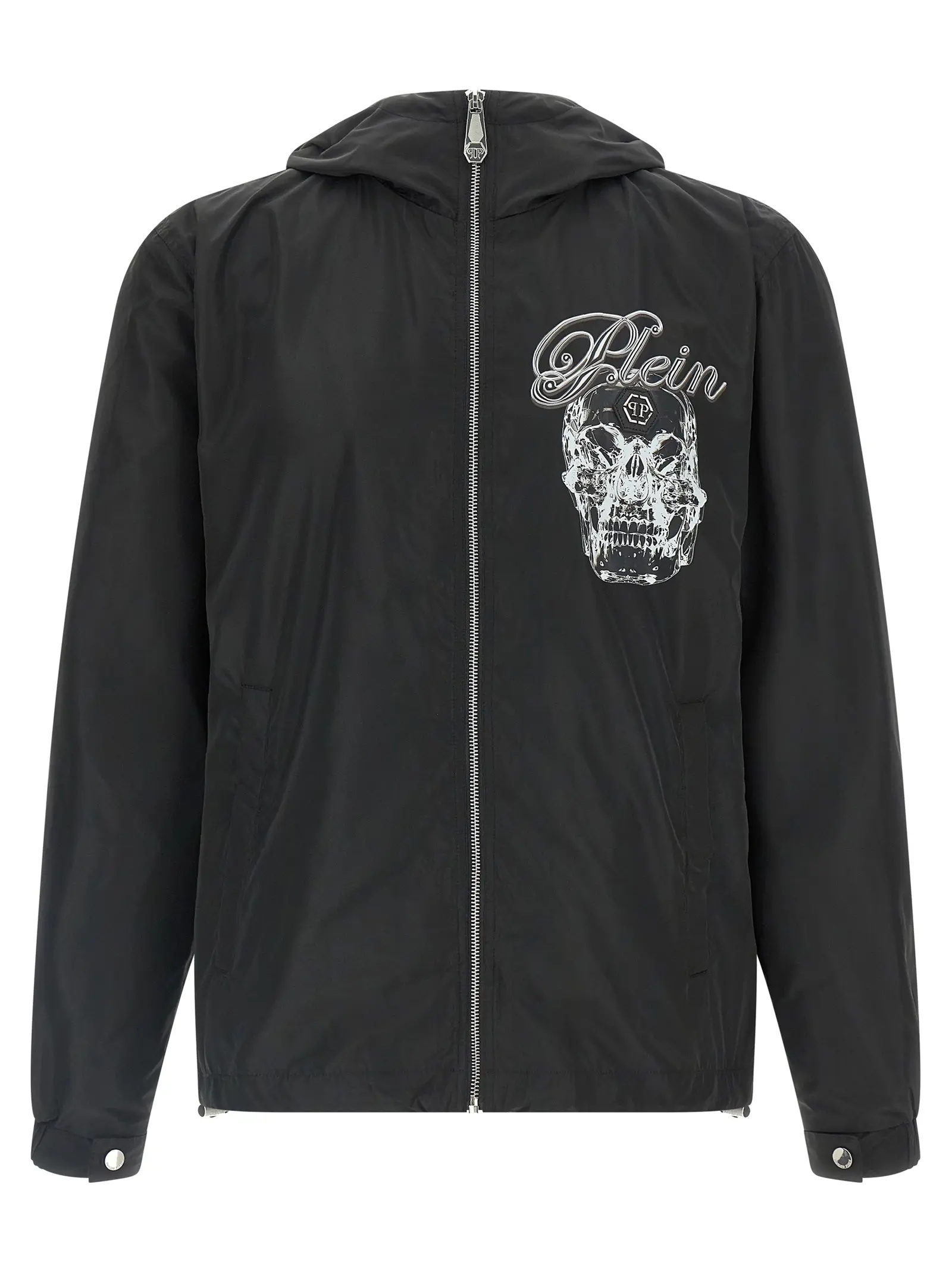 Анорак Glass Skull Philipp Plein Чорний 1 'Glass Skull' anorak PHILIPP PLEIN Black