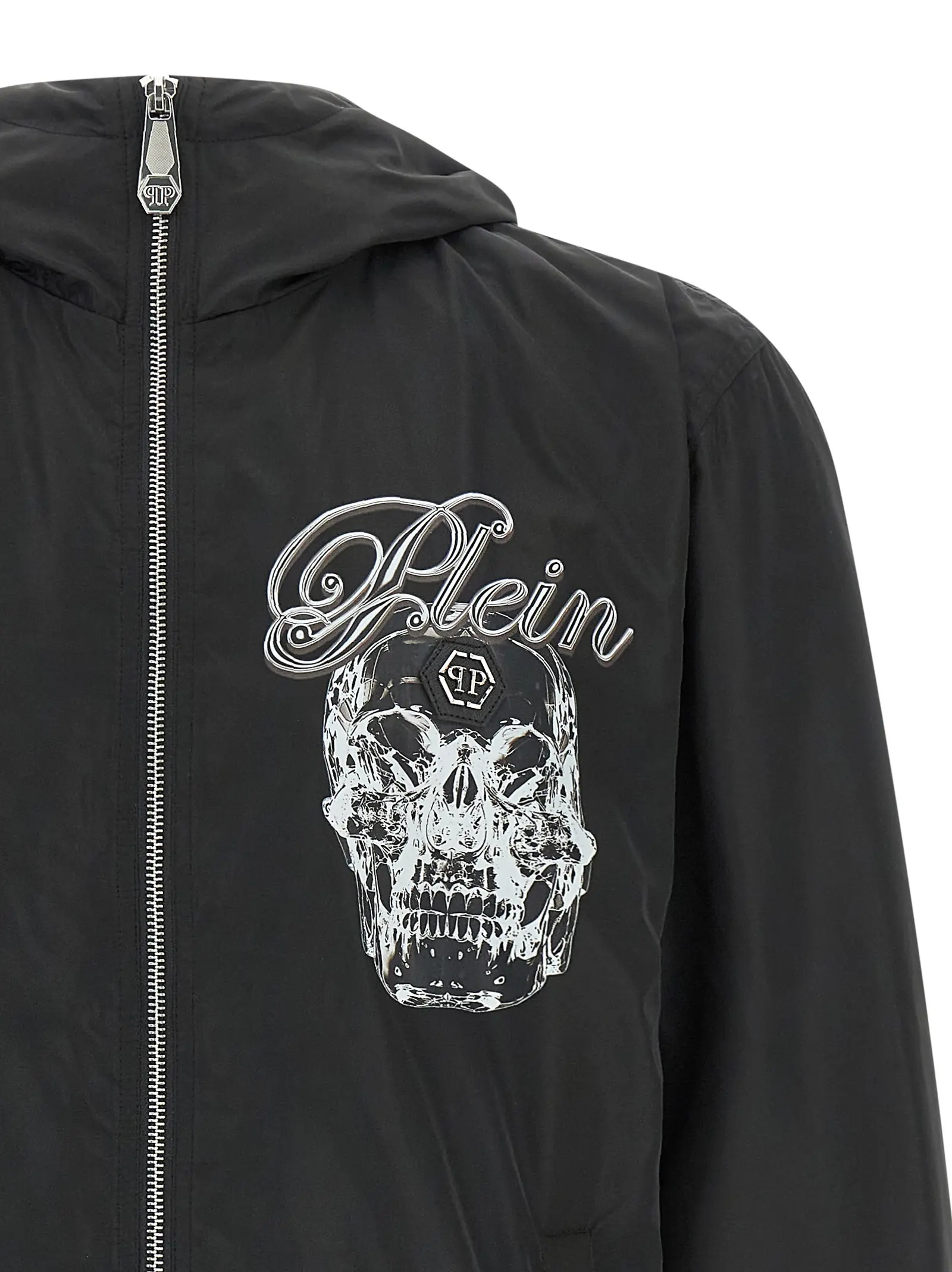 Анорак Glass Skull Philipp Plein Чорний 3 'Glass Skull' anorak Man PHILIPP PLEIN Black