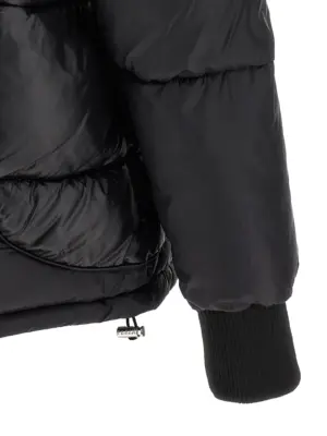 Logo patch down jacket 100% polyamide PHILIPP PLEIN Black